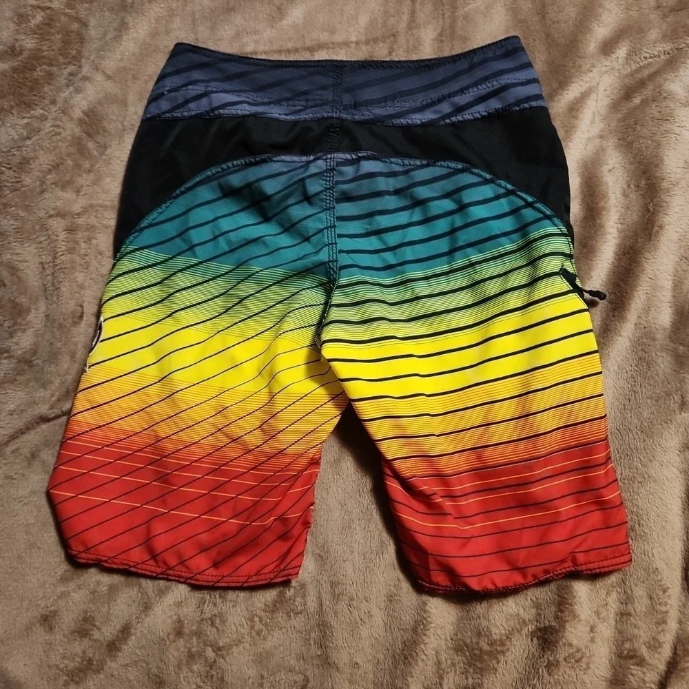 Billabong Parko Board Shorts Multicolor Surf Adult Size 29 10 Inch Surfing Swim